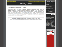 Tablet Screenshot of mmrbqtickets.com